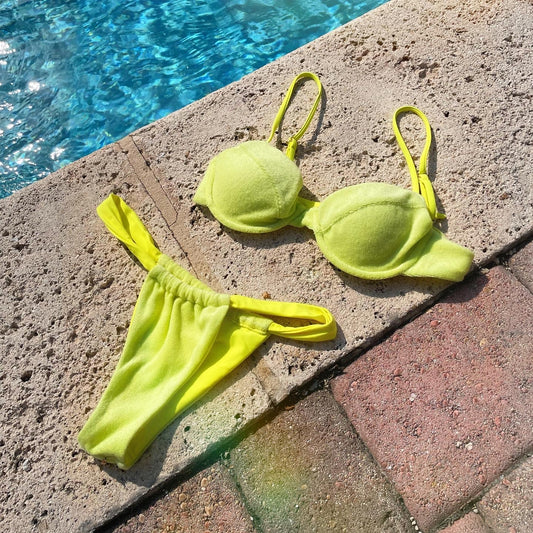 Mango Bikini Top | Wimbledon Toweling